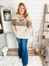 Load image into Gallery viewer, Aztec Sherpa Pullover