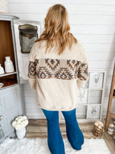 Load image into Gallery viewer, Aztec Sherpa Pullover