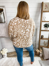 Load image into Gallery viewer, Taupe Leopard Print Lightweight Sweater