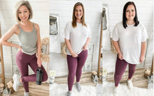Load image into Gallery viewer, Eggplant Athletic High Waisted Leggings