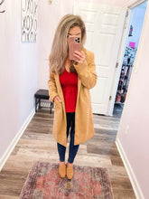 Load image into Gallery viewer, Khaki Lightweight Peacoat Like Jacket
