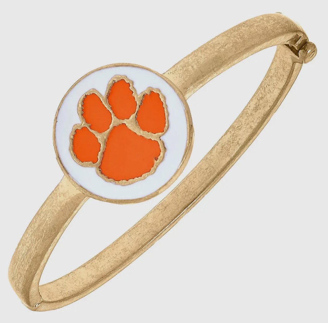 Clemson Tigers Statement Hinge Bangle