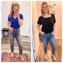 Load image into Gallery viewer, JUDY BLUE Mid Rise Jeans (Can be worn cuffed/uncuffed)
