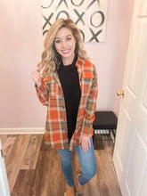 Load image into Gallery viewer, Rustic Colored Plaid Lightweight Shacket
