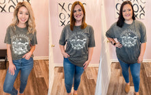 Load image into Gallery viewer, Gray Mineral Washed Desert Dreamer Graphic T-Shirt
