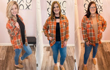 Load image into Gallery viewer, Rustic Colored Plaid Lightweight Shacket
