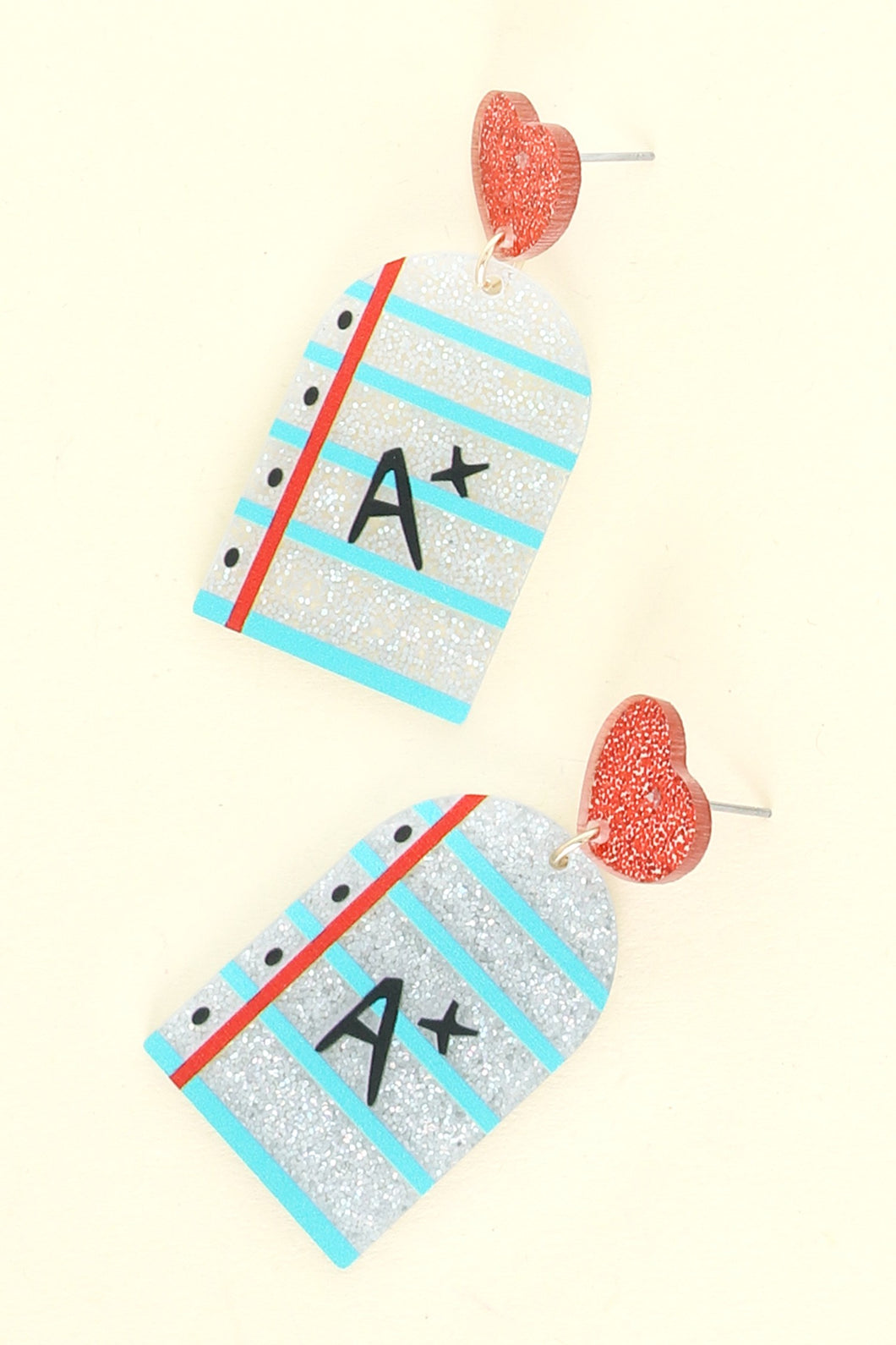 A+ Paper Teacher Earrings