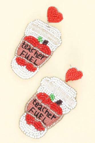 Coffe Teacher Fuel Earrings