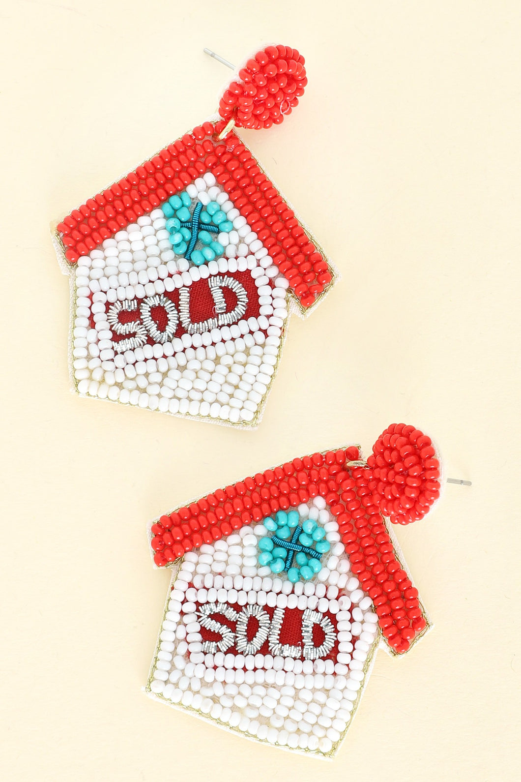 Real Estate Sold House Earrings