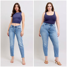 Load image into Gallery viewer, JUDY BLUE Mid Rise Light Wash With Cell Phone Pocket (Sizes: 0-24)
