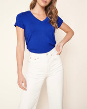 Load image into Gallery viewer, Royal Blue V-Neck Jersey Top
