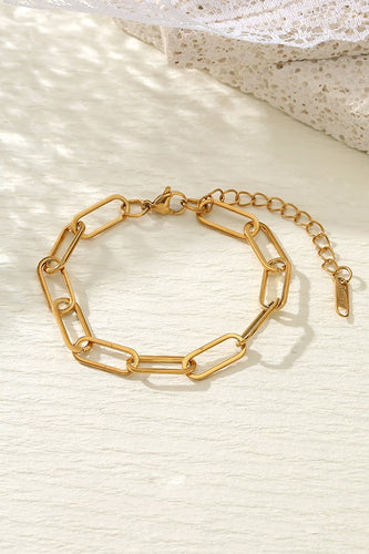 Gold Linked Bracelet