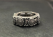 Load image into Gallery viewer, Multi Circular Silver Ring
