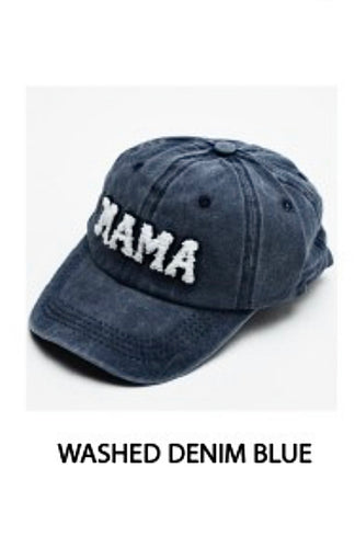 Sherpa Mama Mineral Washed Denim Blue Hat