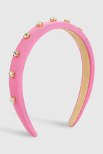 Load image into Gallery viewer, Pink &amp; Rhinestone Headband
