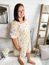 Load image into Gallery viewer, Plus Size Spring Floral Print Dress
