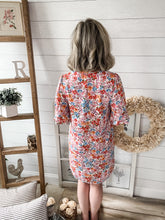 Load image into Gallery viewer, Colorful Floral Print Dress
