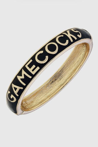 South Carolina Gamecocks Black Hinge Bangle