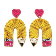 Load image into Gallery viewer, Curved Pencil Earrings
