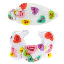 Load image into Gallery viewer, Valentine&#39;s Day Hearts Beaded Headband
