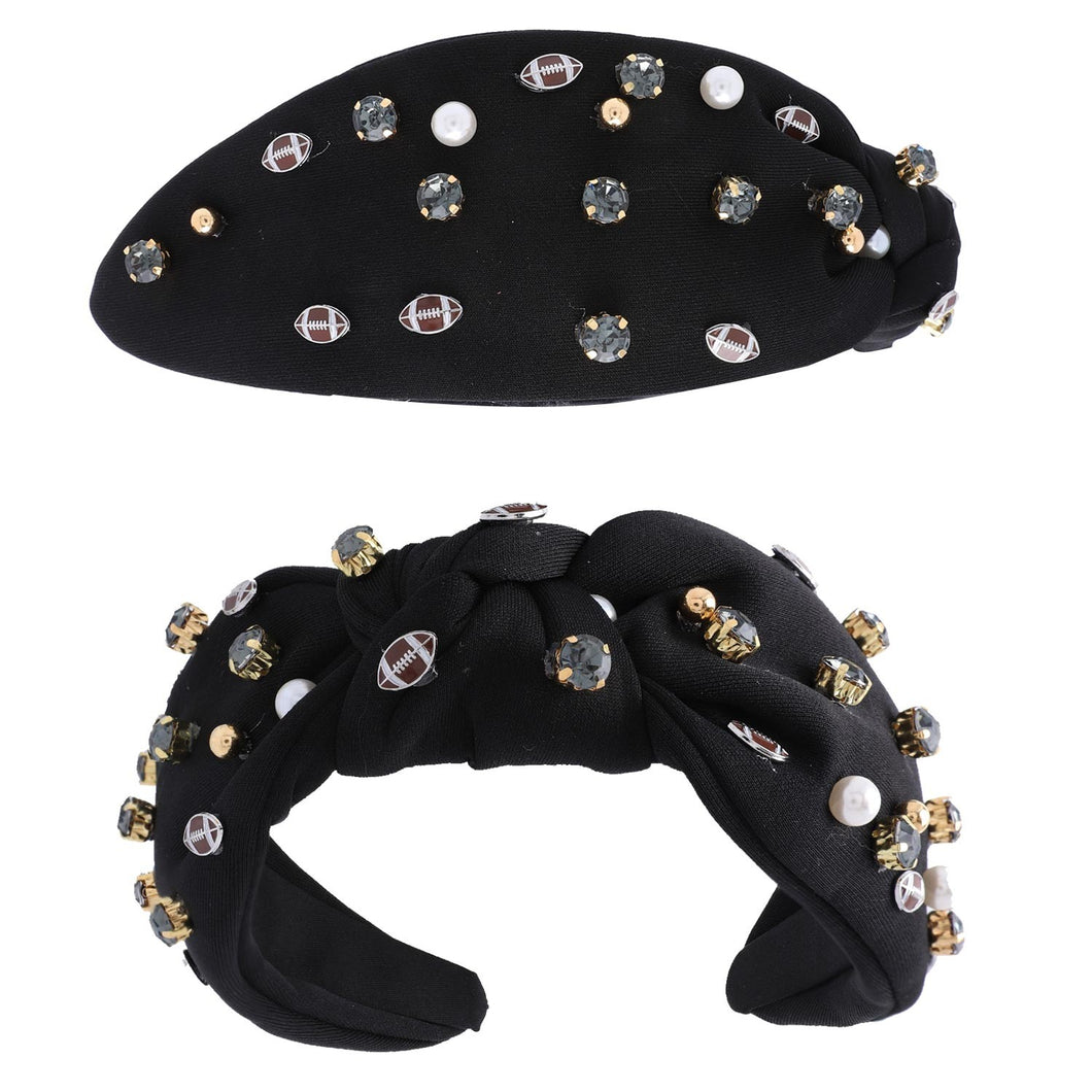 South Carolina Gamecocks Black Jeweled Football Game Day Headband