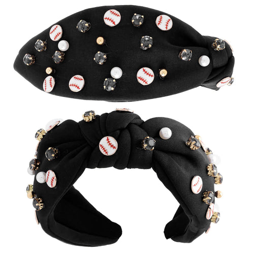 Black South Carolina Gamecocks Jeweled Baseball Game Day Headband