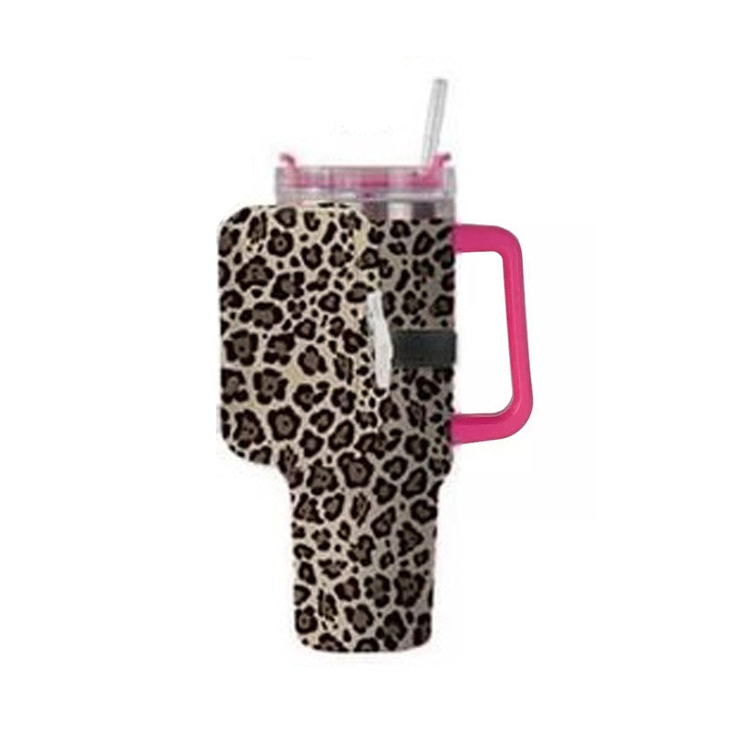 Leopard Tumbler Pouch (No Tumbler- Pouch Only)