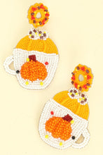 Load image into Gallery viewer, Pumpkin Latte Earrings
