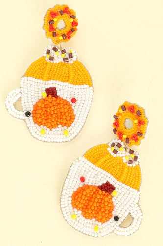 Pumpkin Latte Earrings
