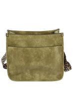 Load image into Gallery viewer, Olive &amp; Leopard Guitar Strap Crossbody Bah
