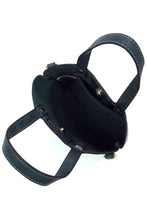 Load image into Gallery viewer, Black Mini Tote Crossbody Bag
