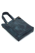 Load image into Gallery viewer, Black Mini Tote Crossbody Bag
