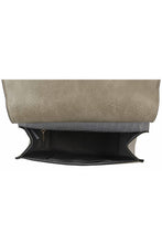 Load image into Gallery viewer, Grey Saddle Crossbody Bag with Aztec Guitar Strap &amp; Tassel
