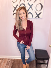 Load image into Gallery viewer, Garnet Snap Button Cardigan (Sizes: S-3XL)
