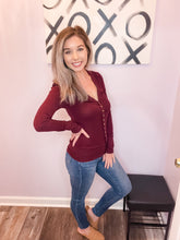 Load image into Gallery viewer, Garnet Snap Button Cardigan (Sizes: S-3XL)
