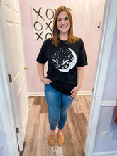 Load image into Gallery viewer, Moon Desert Black Graphic T-Shirt
