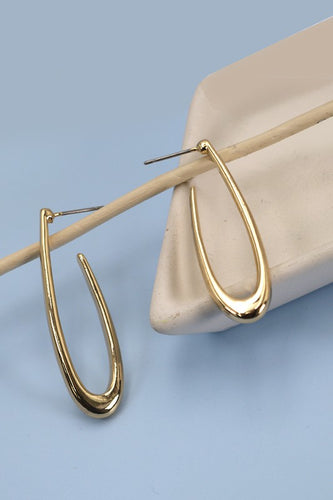Teardrop Gold Earrings