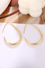 Load image into Gallery viewer, Large Gold Teardrop Hoops
