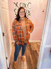 Load image into Gallery viewer, Rustic Colored Plaid Lightweight Shacket
