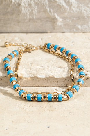 Turquoise Layered Bracelet 