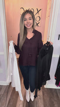 Load and play video in Gallery viewer, Black Tassel Sheer Long Sleeve Top
