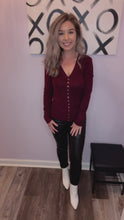 Load and play video in Gallery viewer, Garnet Snap Button Cardigan (Sizes: S-3XL)
