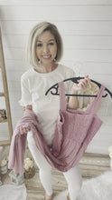 Load and play video in Gallery viewer, Plus Size Dusty Pink Smocked Jumpsuit
