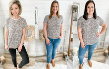 Load image into Gallery viewer, Apricot Cheetah Print Lightweight Top

