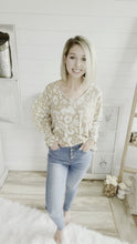 Load and play video in Gallery viewer, Taupe Leopard Print Sweater

