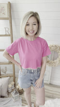 Load and play video in Gallery viewer, Rhinestone Fringe Crop Top
