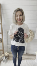 Load and play video in Gallery viewer, Charcoal Grey Leopard Print Pom Pom Beanie

