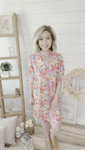 Load and play video in Gallery viewer, Multi Colored Floral Print Dress

