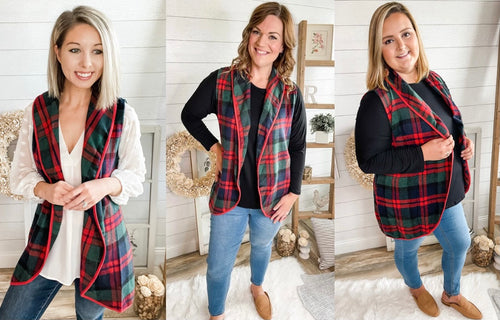 The Perfect Plaid Vest