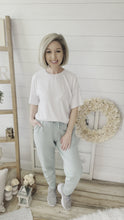 Load and play video in Gallery viewer, Sage Drawstring Jogger Sweatpants
